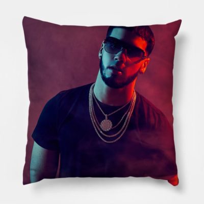 Anuel AA Throw Pillow Official Anuel AA Merch