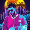 Hip Hop Rapper Anuel AA Poster Canvas Painting Music Album Poster Coffee House Bar Room Wall 13 - Anuel AA Shop