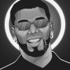 Hip Hop Rapper Anuel AA Poster Canvas Painting Music Album Poster Coffee House Bar Room Wall 14 - Anuel AA Shop