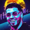 Hip Hop Rapper Anuel AA Poster Canvas Painting Music Album Poster Coffee House Bar Room Wall 3 - Anuel AA Shop