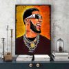 Hip Hop Rapper Anuel AA Self adhesive Art Poster Waterproof Paper Sticker Coffee House Bar Room 4 - Anuel AA Shop