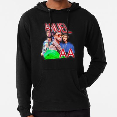 Anuel AA Vintage Hoodie Official Anuel AA Merch