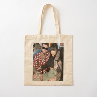 Anuel AA And Yailin Tote Bag Official Anuel AA Merch