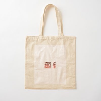 Red Anuel AA Logo Tote Bag Official Anuel AA Merch