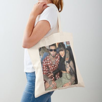 Anuel AA And Yailin Tote Bag Official Anuel AA Merch