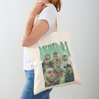 Anuel AA Vintage Tote Bag Official Anuel AA Merch