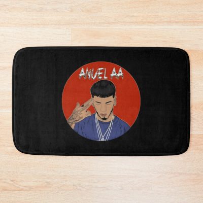 Anuel AA Classic Bath Mat Official Anuel AA Merch