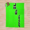 Anuel AA Verde Fluor Safety Green Throw Blanket Official Anuel AA Merch