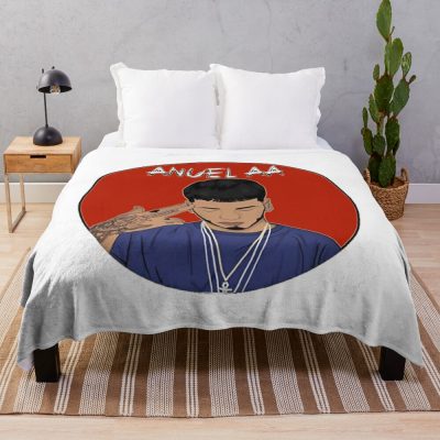 Anuel AA   1	 Throw Blanket Official Anuel AA Merch