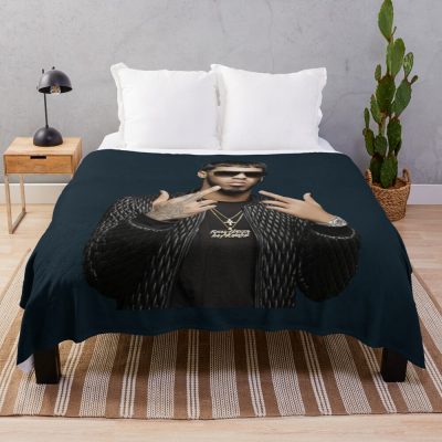 Anuel AA Throw Blanket Official Anuel AA Merch