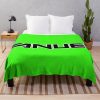 Anuel AA Verde Fluor Safety Green Throw Blanket Official Anuel AA Merch