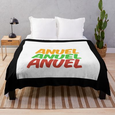 Anuel AA Essential Throw Blanket Official Anuel AA Merch