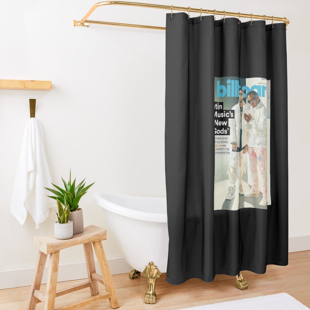 Anuel AA And Azuna Tank Top Shower Curtain Official Anuel AA Merch