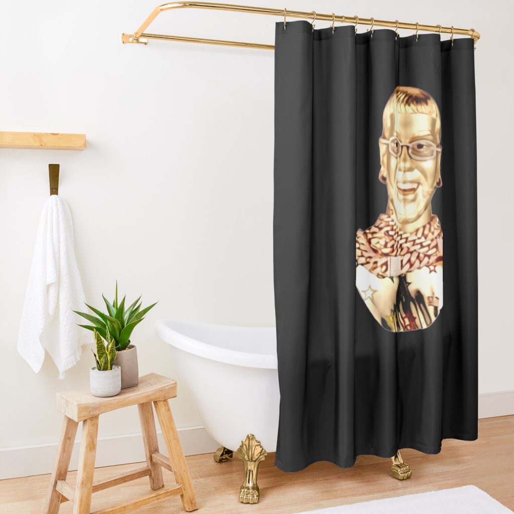 Anuel AA M-Erch Enuel Chain Shower Curtain Official Anuel AA Merch