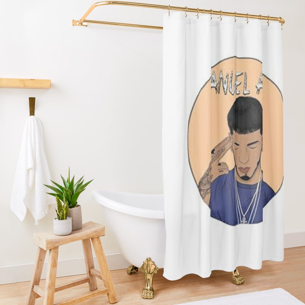 Anuel AA Shower Curtain Official Anuel AA Merch