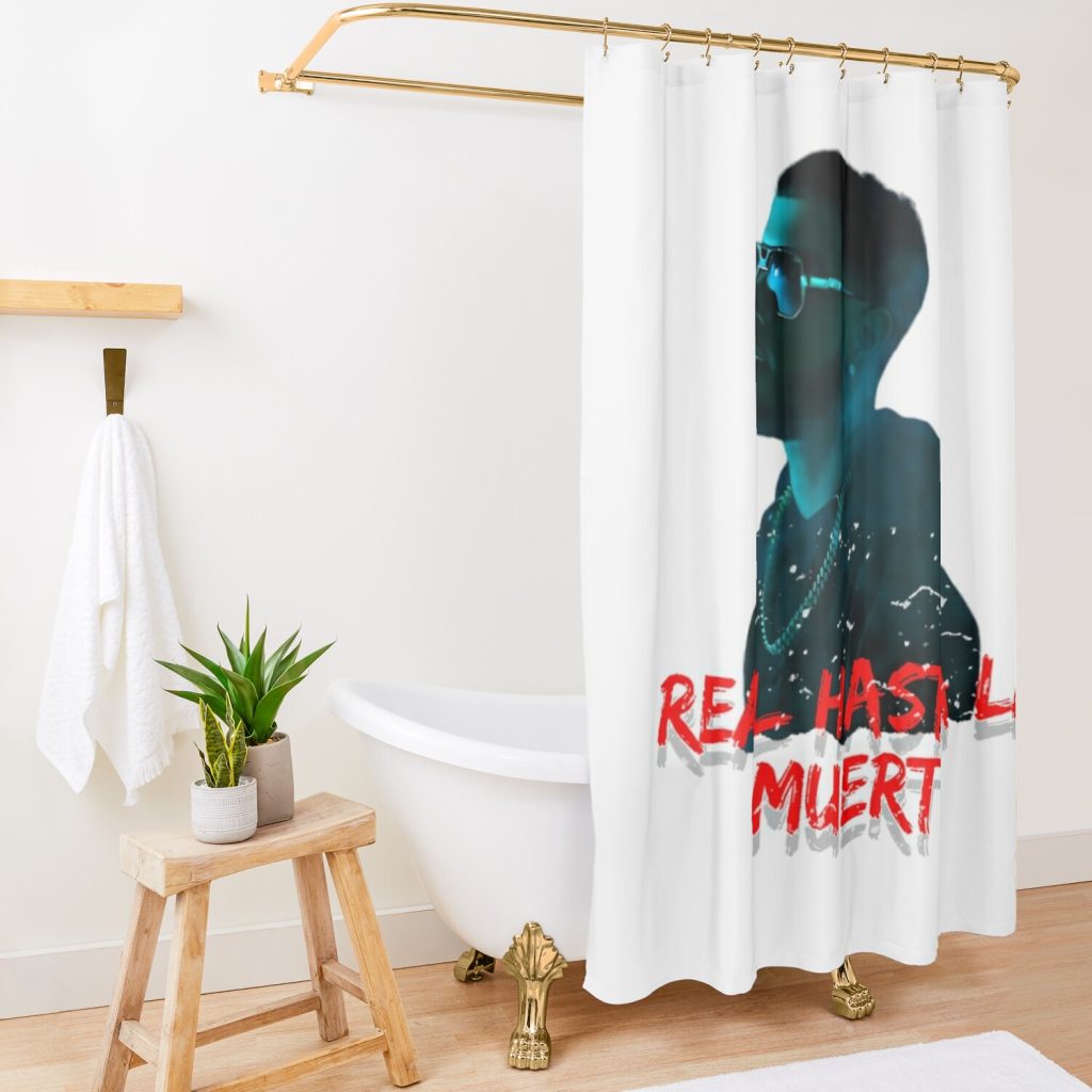 Anuel AA - Real Hasta La Muerte Shower Curtain Official Anuel AA Merch