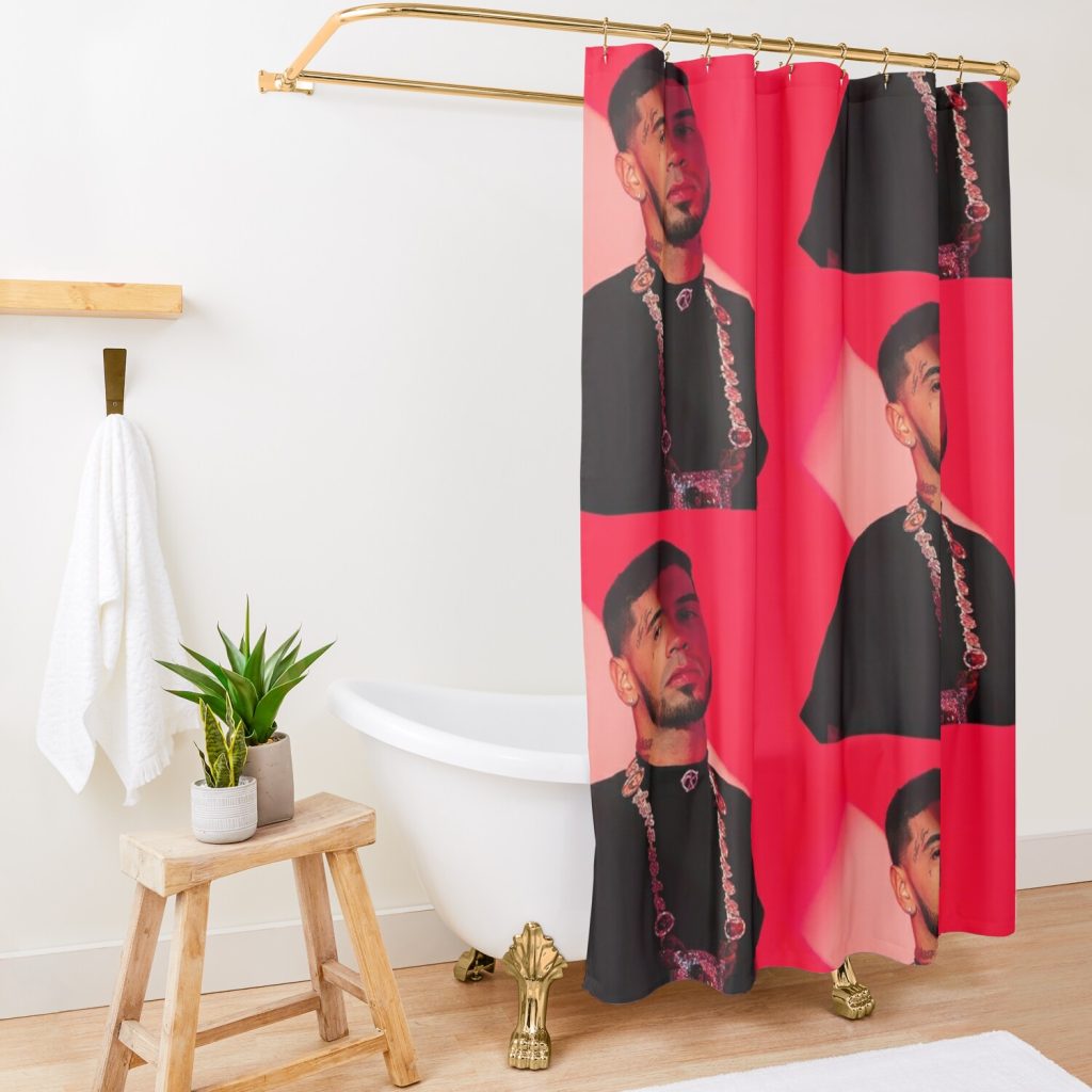 Anuel AA Show Shower Curtain Official Anuel AA Merch