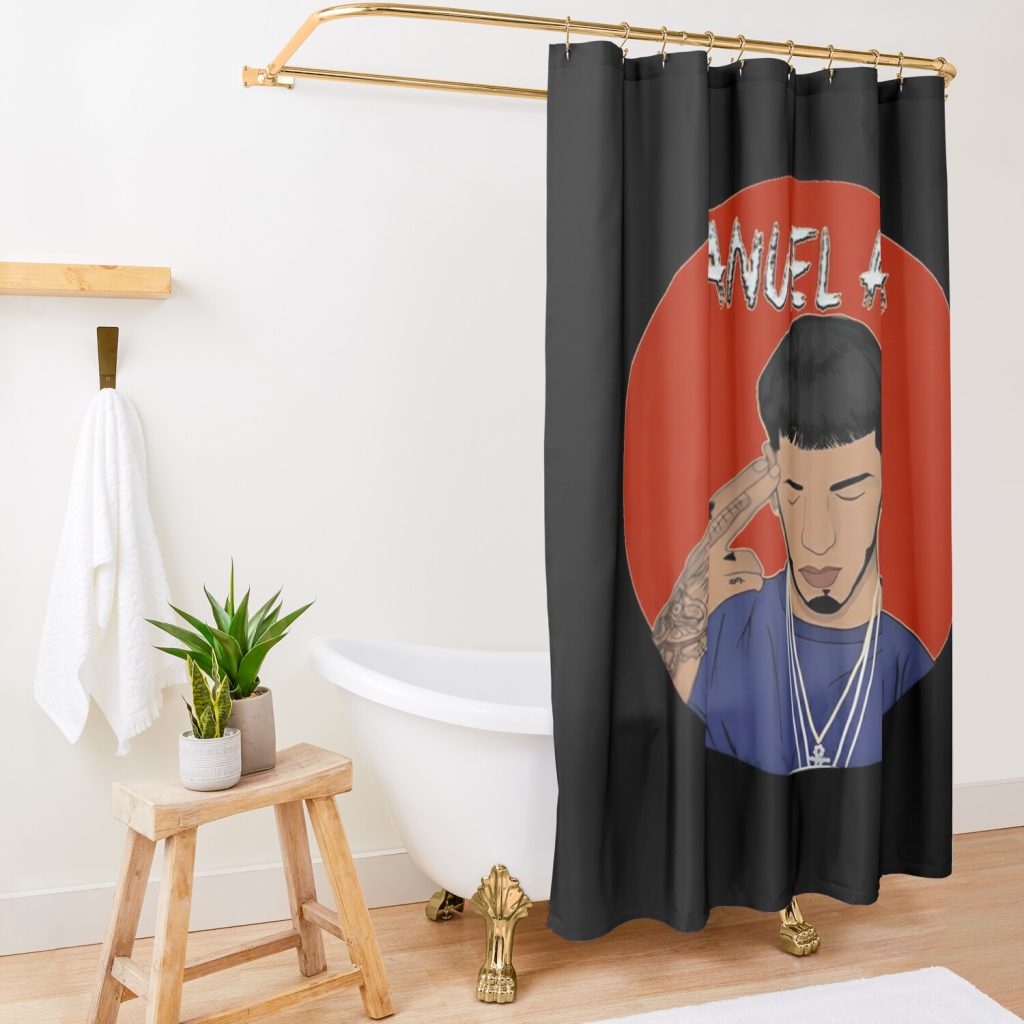 Anuel AA Classic Shower Curtain Official Anuel AA Merch