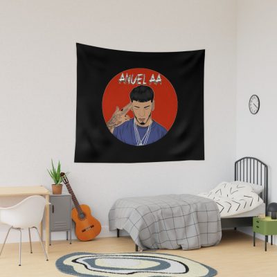 Anuel AA Classic Tapestry Official Anuel AA Merch